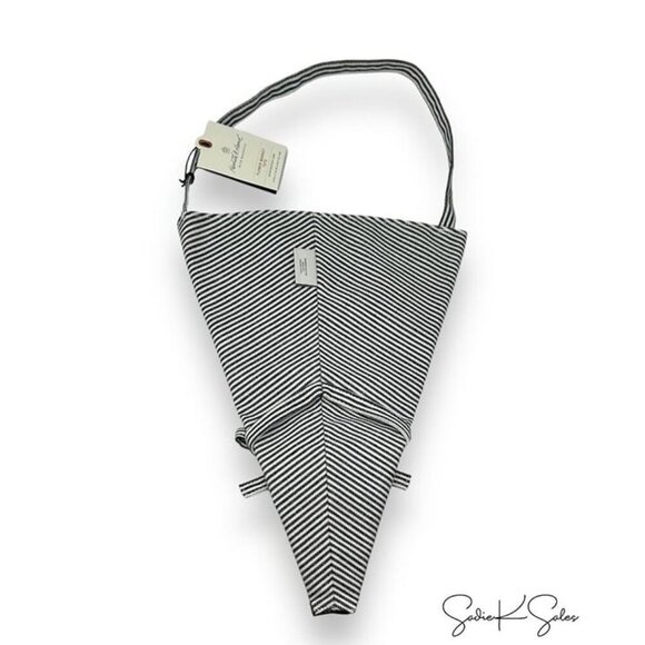 Hearth & Hand Magnolia Ticking Stripe Flower Bouquet Tote Gray/Cream - Target - Picture 6 of 6